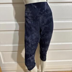 LULULEMON Align High-rise Crop 21" *Diamond Dye Size 18 True Navy Grey Soft Nulu